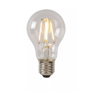 Lucide Lampe à incandescence LED classe B - Ø 6 x 10,5 cm - E27 - 7W dimmable - 2700K - transparent