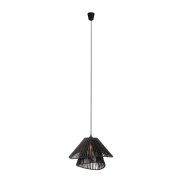 Maxlight Amalfi II - lampe suspendue - Ø 45 x 165 cm - noir