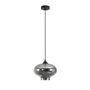 Artdelight Toronto - lampe suspendue - Ø 26,5 x 175 cm - titan