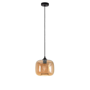 Artdelight Preston - lampe suspendue - Ø 24 x 178 cm - ambre