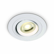 ONE Light Dual Ring GU10 Range - spot encastré - Ø 92 mm, Ø 80 mm encastré - blanc