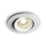 ONE Light Round Clip In Range - spot encastré - Ø 84 mm, Ø 72 mm à encastrer - blanc