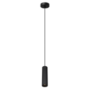Artdelight Milano - lampe suspendue - Ø 6,6 x 175 cm - noir