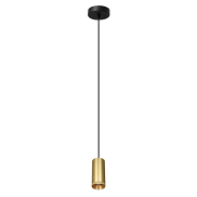 Artdelight Milano - lampe suspendue - Ø 6,5 x 150 cm - or mat