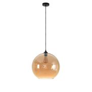 Artdelight Marino - lampe suspendue - Ø 40 x 195 cm - ambre