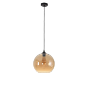 Artdelight Marino - lampe suspendue - Ø 30 x 186 cm - ambre