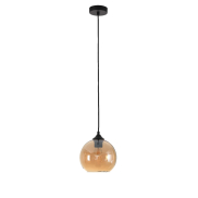 Artdelight Marino - lampe suspendue - Ø 20 x 176 cm - ambre