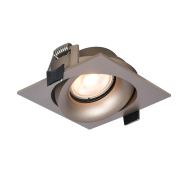 Artdelight Alice - spot encastré - 90 x 90 mm, 83 x 83 mm de taille d'installation - champagne