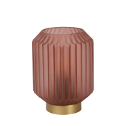 Lucide Sueno - lampe à poser - Ø 12,5 x 17 cm - rose