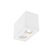 Nova Luce Rende - spot en saillie 2L - 18 x 9,6 x 12,5 cm - blanc