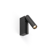 Faro Cronos - lampe de chevet - 8 x 12,1 x 3 cm - 4,5W LED inclus - noir mat