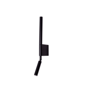 Maxlight Organic H - applique murale en saillie - 10 x 47 cm - 2 x 1W LED inclus - noir