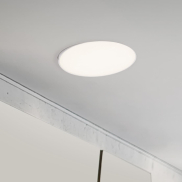 Nova Luce Perfect Profile Trimless - spot à encastrer avec télécommande (incl.) - Ø 640 mm, 625 mm encastré - 40W LED dimmable inclus - 2700K-6000K - blanc
