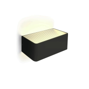ONE Light Backlight Wall Range - applique murale - 20 x 10 x 8 cm - 6W LED inclus - noir