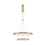 Nova Luce Empatia - lampe suspendue - Ø 60 x 120 cm - 60W dimmable LED inclus - laiton doré