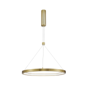 Nova Luce Empatia - lampe suspendue - Ø 60 x 120 cm - 35W LED dimmable inclus - laiton doré