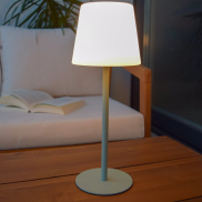 Lucide Tyon - lampe de table rechargeable - Ø 15 x 41 cm - 2W dimmable LED inclus - IP65 - vert