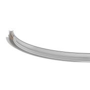 VK Lighting Eiva - système de rail magnétique - Profil encastré courbé R50 pour plaques de plâtre de 12 mm - 5,48 x 5,25 cm - dimmable DALI - blanc