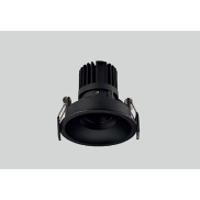 Maxlight Galexo - spot à encastrer - Ø 84 mm, Ø 75 mm à encastrer - 7W LED inclus - noir
