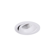 Maxlight Arya Tilted - spot encastré - Ø 104 mm, Ø 92 mm encastré - 8W LED dimmable inclus - blanc