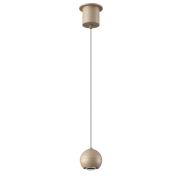 Artdelight Miami - suspension - Ø 10 x 218 cm - 10,8W dimmable LED inclus - champagne
