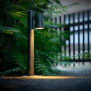 Lucide Arne - lampe de jardin - 50 cm - 5W LED inclus - IP44 - noir