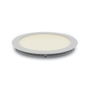 ONE Light Round Recessed Panels - spots encastrés - Ø 22,3 x 2,2 cm - 18W LED inclus - IP40 - blanc - couleur de lumière blanc chaud