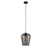 Artdelight Tombo - lampe suspendue - Ø 23 x 186 cm - fumé