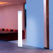 New Garden Fity 160 - lampadaire d'extérieur - Ø 19 x 160 cm - 20W LED inclus - IP65 - blanc - couleur de lumière blanc froid