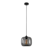 Artdelight Preston - lampe suspendue - Ø 24 x 178 cm - fumé