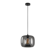 Artdelight Preston - lampe suspendue - Ø 28 x 178 cm - fumé