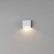 Artdelight Diaz 1L - applique murale - 14,5 x 12 x 3,8 cm - 6W LED inclus - IP54 - blanc
