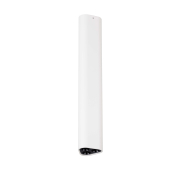 Nova Luce Etho - plafonnier - 5 x 30,5 x 5 cm - 6W LED inclus - blanc sablé et noir