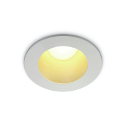 ONE Light Dark Light Pro Range - spot à encastrer - Ø 95 mm, Ø 75 mm encastré - 8W LED inclus - blanc et laiton