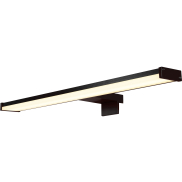 Searchlight Kos - applique murale en saillie - 60 x 5 cm - 12W LED inclus - IP44 - noir