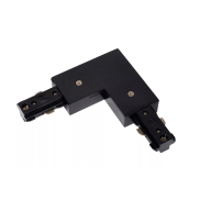 Lucide Track L-joint right - Système de rail monophasé - 230V - noir