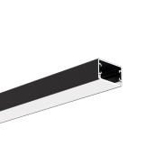 KLUS Glaza-ll - Profilé LED - 2,62 x 1,62 cm - noir
