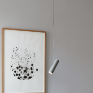 Design for the People Mib 6 - lampe suspendue - Ø 10,5 x 29,5 cm - gris