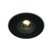 ONE Light Gamme Salle de Bains - spot encastrable - Ø 110 mm, Ø 94 mm encastrable - 6W LED inclus - IP65 - noir