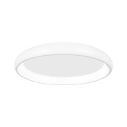 Nova Luce Albi - plafonnier - Ø 61 x 8,5 cm - 50W LED dimmable inclus - blanc