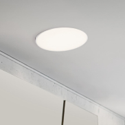 Nova Luce Perfect Profile Trimless - spot à encastrer avec télécommande - Ø 440 mm, 420 mm encastré - 24W LED dimmable inclus - 2700K-6000K - blanc