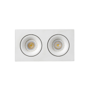 Faro Argon - spot encastré - 232 x 115 mm, 220 x 102 mm format encastré - blanc mat