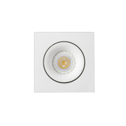 Faro Argon - spot encastré - 115 x 115 mm, 100 x 100 mm format encastré - blanc mat