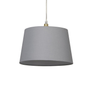 Abat-jour conique Clyde Searchlight - Ø 30 x 19 cm - gris