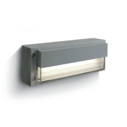 Applique extérieure ONE Light - applique extérieure - 22 x 9 x 5 cm - 3W LED inclus - IP54 - gris