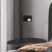 Nova Luce Kedros - lampe à poser - 22 x 46 x 27 cm - 9W dimmable  LED inclus - noir