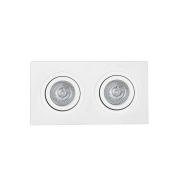 Faro Radon - spot encastré - 180 x 92 mm, 170 x 80 mm format encastré - blanc mat