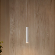 Nova Luce Mor - lampe suspendue - Ø 4 x 200 cm - blanc