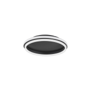 Nova Luce Willow - plafonnier - Ø 45 x 6 cm - 38W LED inclus - noir sable