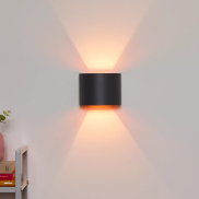 Lucide Xio - applique murale avec 2 faisceaux réglables - 11 x 13 x 9,7 cm - 4W LED dimmable inclus - gris